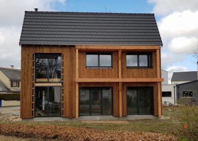 Réalisation - Maison passive - chantier terminé