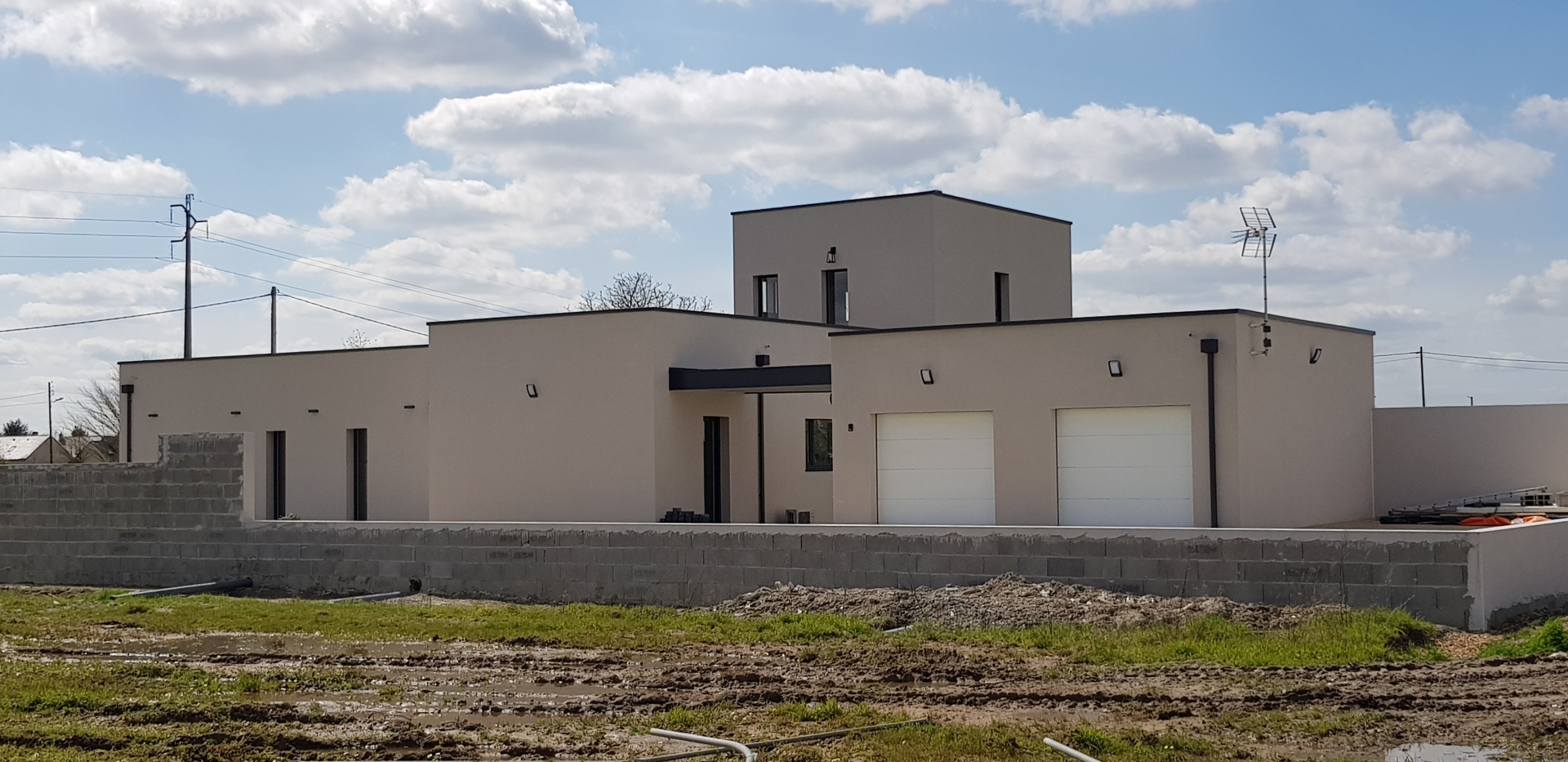 Réalisation - Maison passive - chantier terminé